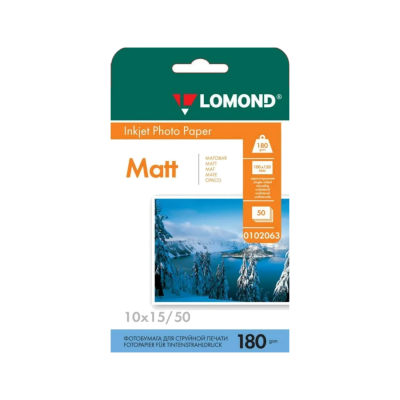 Фотобумага Lomond Matt 10x15 180 г/м 50 л (0102063)